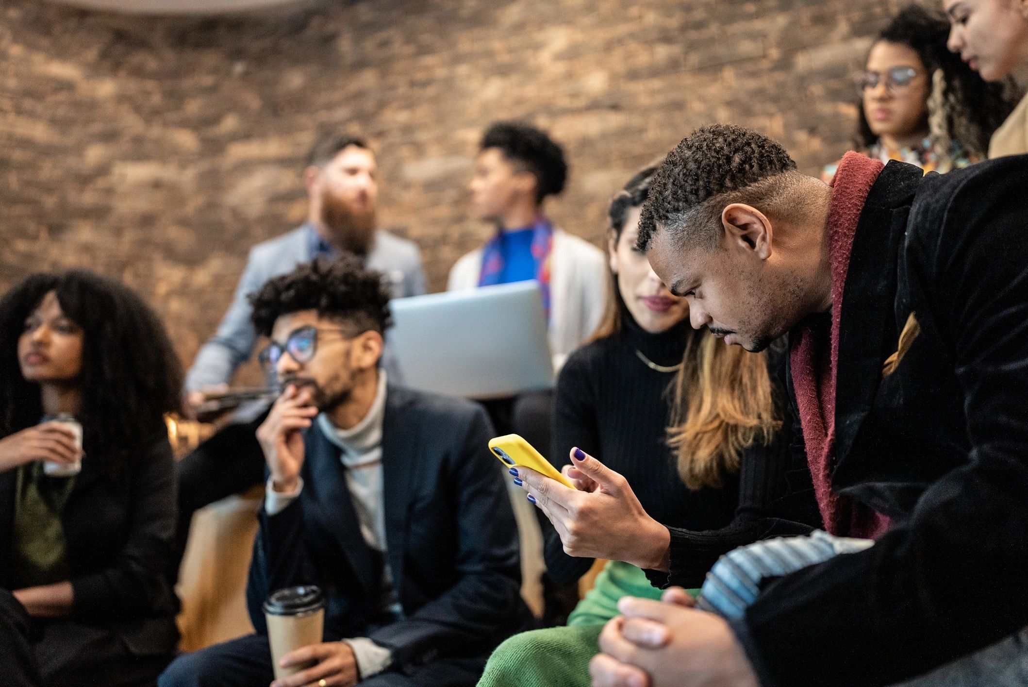 People seated in a seminar